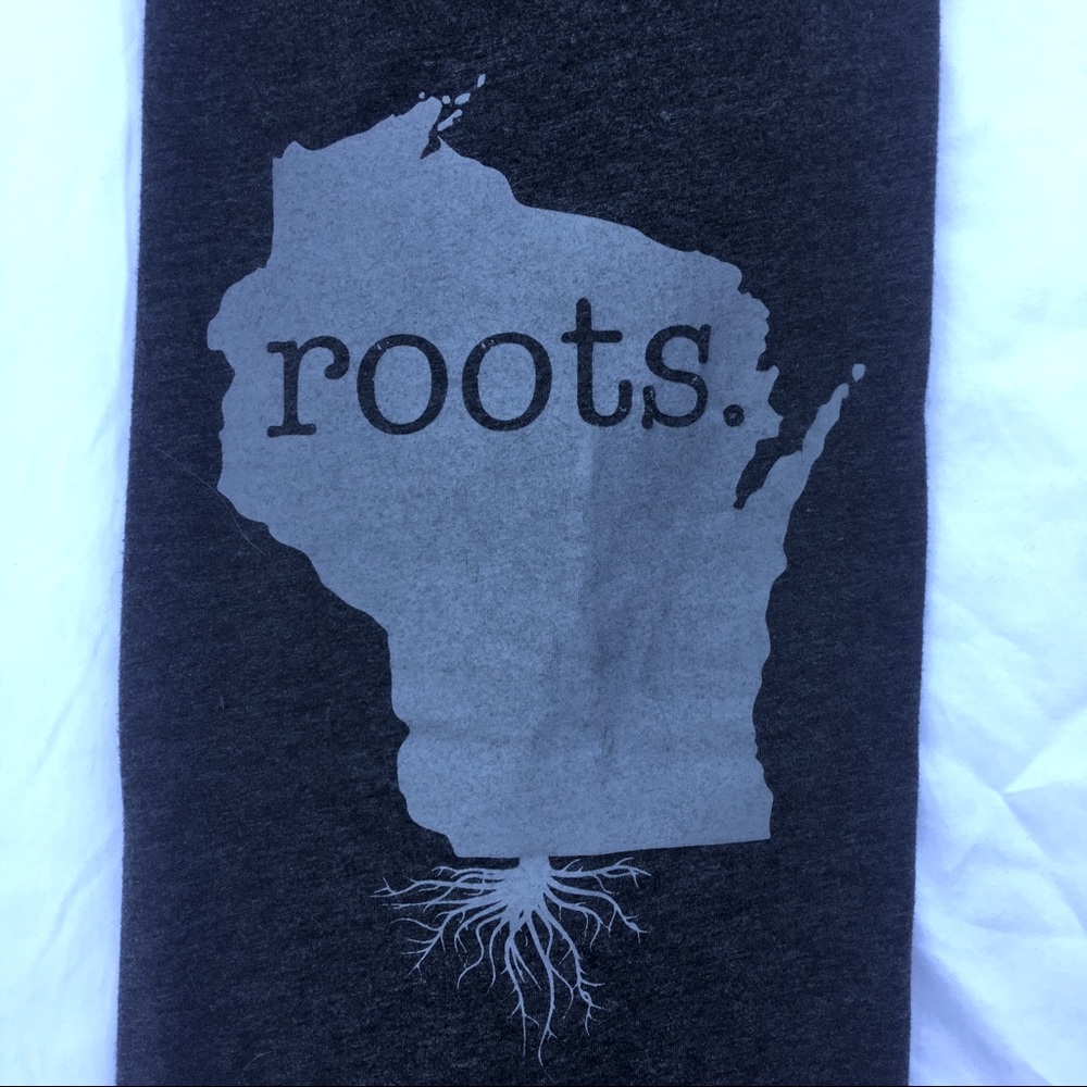 Wisconsin Roots Gray Tee